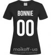 Жіноча футболка Bonnie Чорний фото