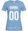 Женская футболка Bonnie Голубой фото