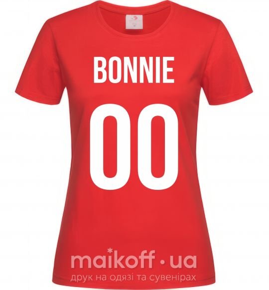 Жіноча футболка Bonnie Червоний фото