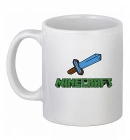 Чашка керамическая Minecraft with sword