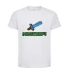 Дитяча футболка Minecraft with sword Білий фото