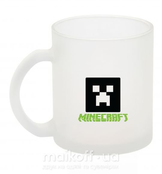 Чашка стеклянная Minecraft green Фроузен фото
