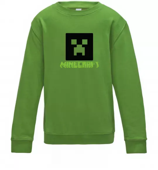 Дитячий світшот Minecraft green Лаймовий фото