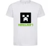 Дитяча футболка Minecraft green Білий фото