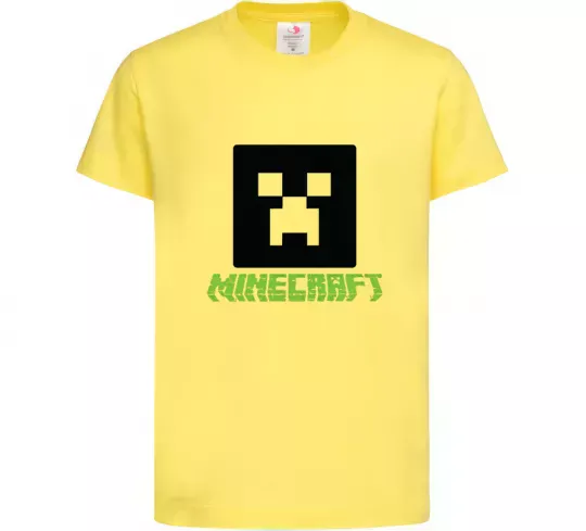 Дитяча футболка Minecraft green Лимонний фото