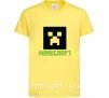 Дитяча футболка Minecraft green Лимонний фото