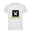 Дитяча футболка Minecraft green Білий фото