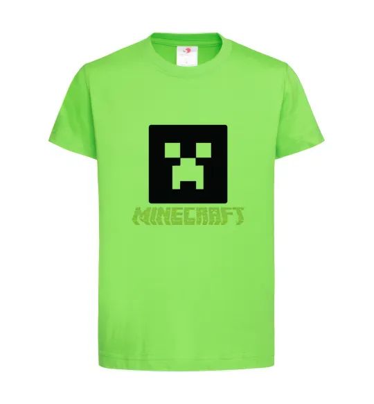 Дитяча футболка Minecraft green Лаймовий фото
