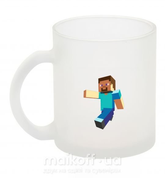Чашка стеклянная Minecraft Lego Фроузен фото
