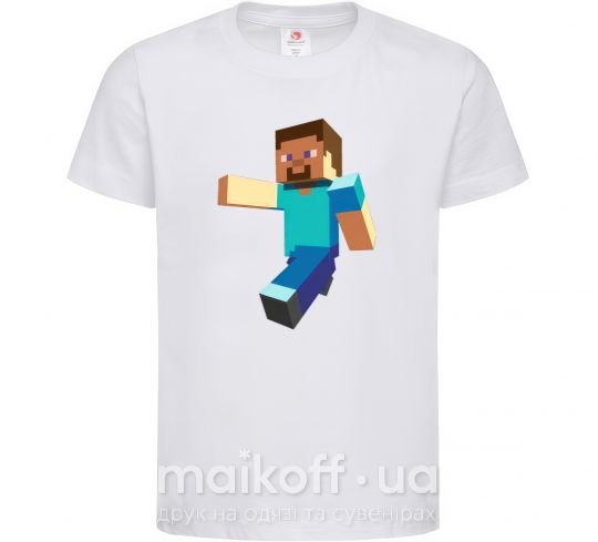 Детская футболка Minecraft Lego Белый фото