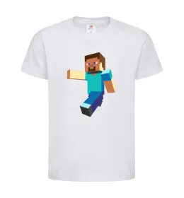 Детская футболка Minecraft Lego Белый фото