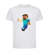 Дитяча футболка Minecraft Lego Білий фото