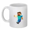 Чашка керамическая Minecraft Lego Белый фото