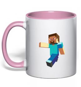 Чашка з кольоровою ручкою Minecraft Lego