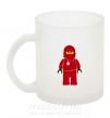 Чашка скляна Lego Red Фроузен фото