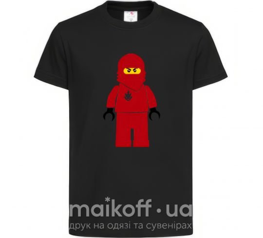 Детская футболка Lego Red Черный фото