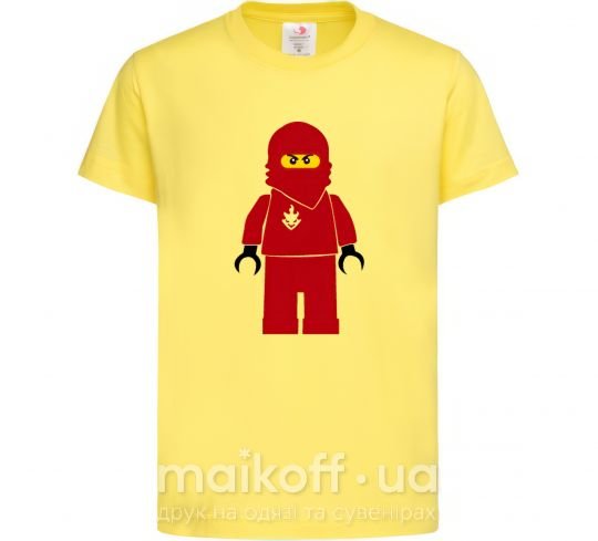 Дитяча футболка Lego Red Лимонний фото