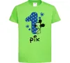 Детская футболка Один рік Лаймовый Детская футболка Один рік Лаймовый фото