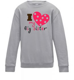Детский Свитшот i love my big sister