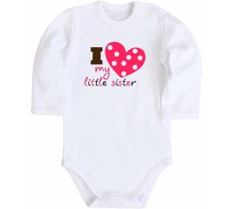 Дитячий бодік I love my little sister