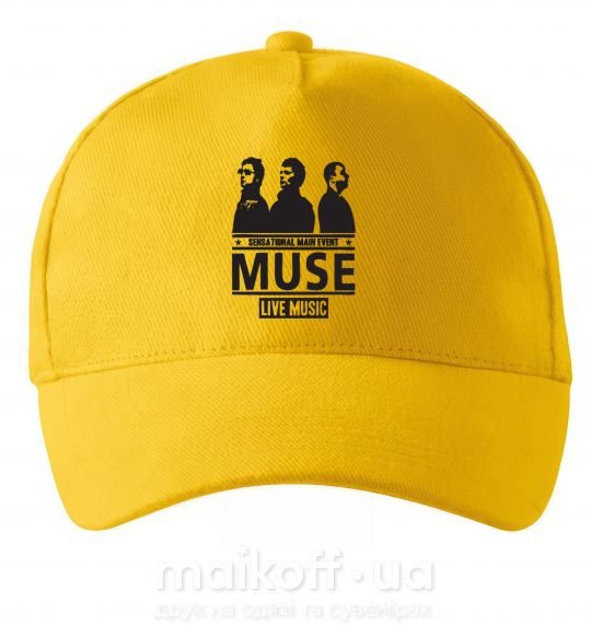 Кепка Muse group Сонячно жовтий фото