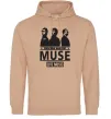 Мужская толстовка (худи) Muse group Песочный фото