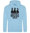 Жіноча толстовка (худі) Muse group Блакитний фото
