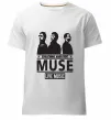 Мужская премиум футболка Muse group Белый фото