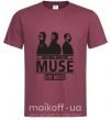 Мужская футболка Muse group Бордовый фото