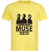 Мужская футболка Muse group Лимонный Мужская футболка Muse group Лимонный фото