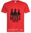Мужская футболка Muse group Красный фото