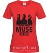 Женская футболка Muse group Красный фото