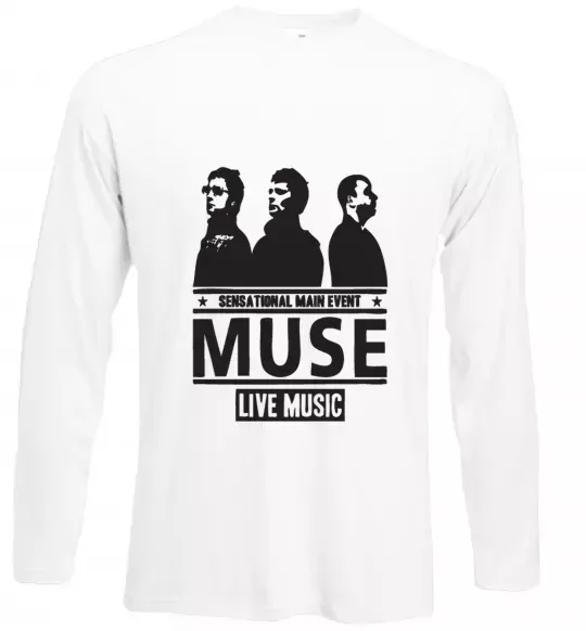 Лонгслив Muse group Белый фото