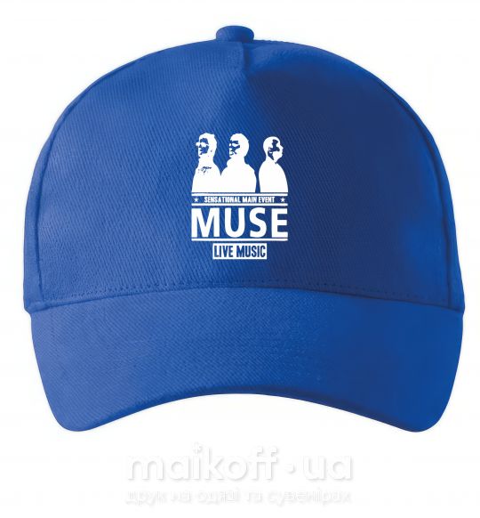 Кепка Muse group Ярко-синий фото