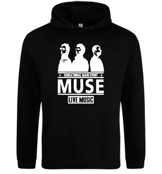 Женская толстовка (худи) Muse group Черный фото