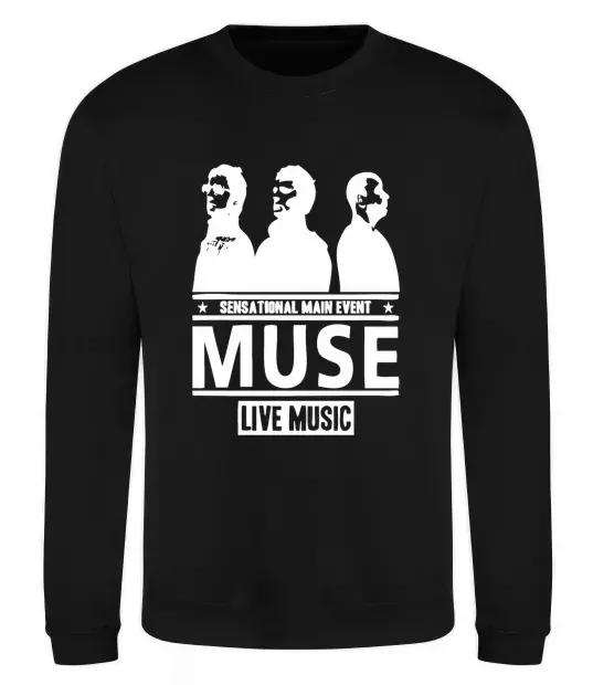 Свитшот Muse group Черный фото