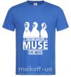 Чоловіча футболка Muse group Яскраво-синій фото
