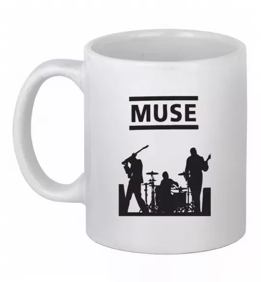 Чашка керамічна Muse siluet Білий фото