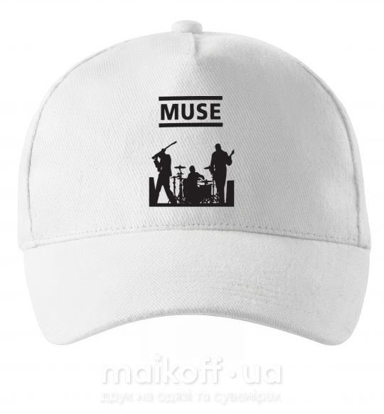 Кепка Muse siluet Білий фото