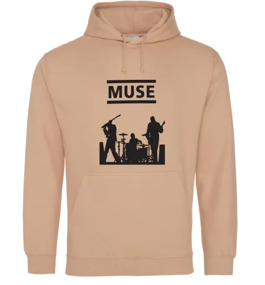 Чоловіча толстовка (худі) Muse siluet Пісочний фото