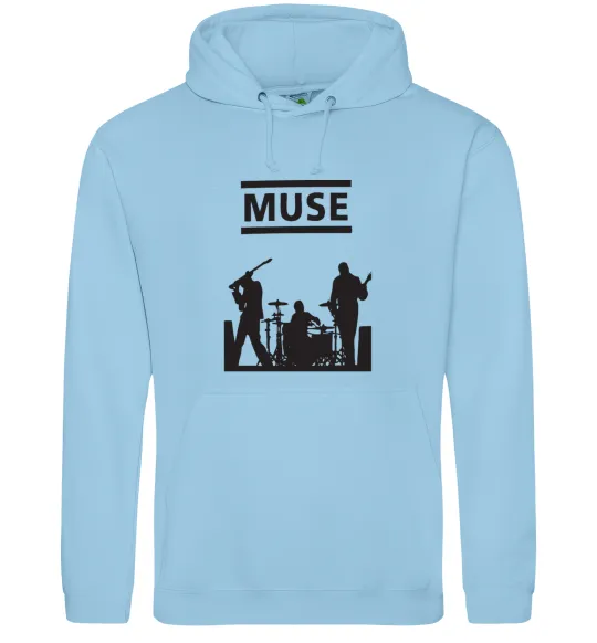 Чоловіча толстовка (худі) Muse siluet Блакитний фото
