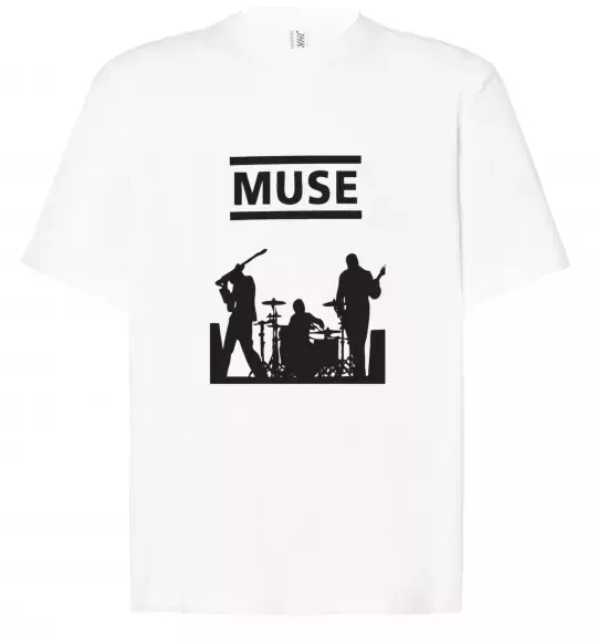 Футболка Оверсайз Muse siluet Білий фото