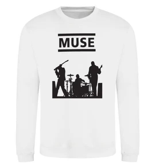 Свитшот Muse siluet Белый фото