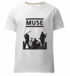 Мужская премиум футболка Muse siluet Белый фото