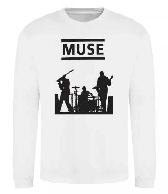 Свитшот Muse siluet Белый фото
