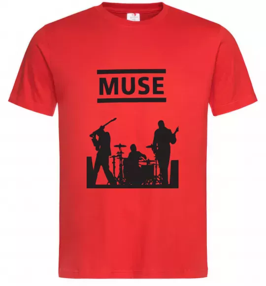 Чоловіча футболка Muse siluet Червоний фото