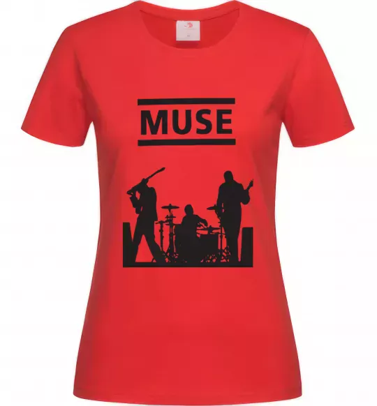 Жіноча футболка Muse siluet Червоний фото