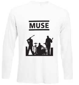 Лонгслів Muse logo white Чорний фото