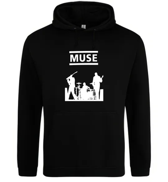 Чоловіча толстовка (худі) Muse siluet Чорний фото