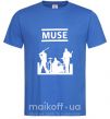 Чоловіча футболка Muse siluet Яскраво-синій фото